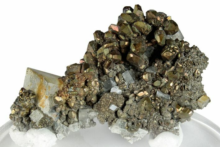 Iridsecent Marcasite with Barite - Iowa #260698